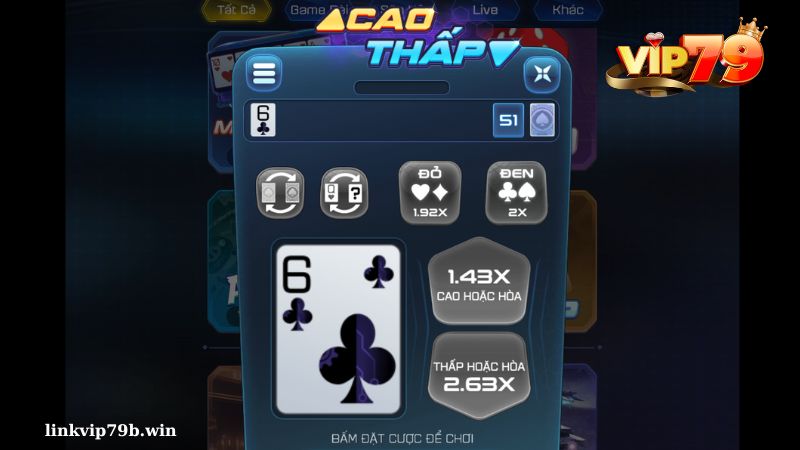 Game mini Trên dưới dễ chơi tại Vip79